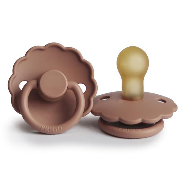 FRIGG Daisy Natural Rubber Pacifier - Rose Gold