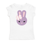 Sweet Wink Spring Bunny Short Sleeve Shirt - White