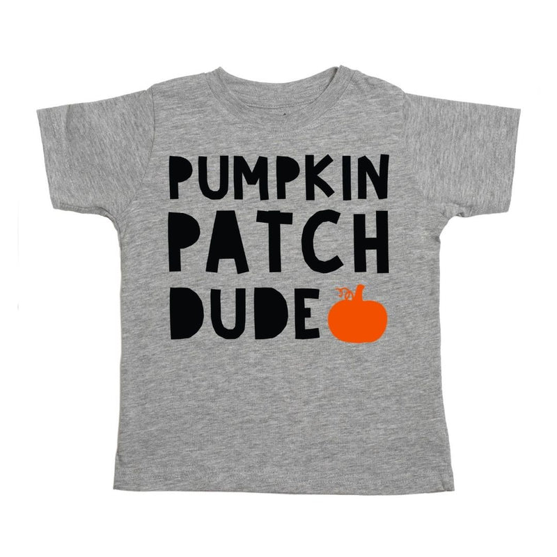 Sweet Wink Pumpkin Patch Dude Shirt - Gray