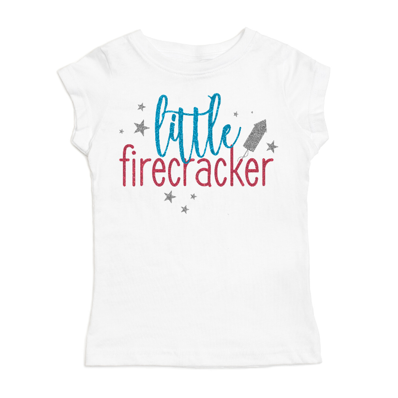 Sweet Wink White T-Shirt - Little Firecracker