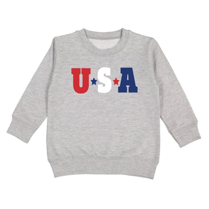 Sweet Wink Gray Sweatshirt - USA