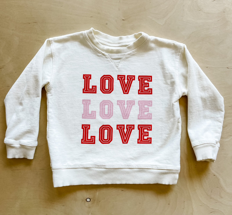 Brokedown Love Love Love Sweatshirt