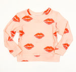 Brokedown Lips Sweatshirt - Peach