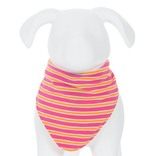 Kickee Pants Print Dog Bandana - Flamingo Brazil Stripe