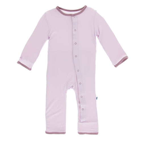 Kickee Pants Applique Coverall - Thistle 2019 Baby Paleontology