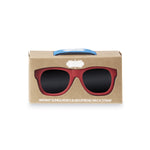 Mud Pie Infant Sunglasses & Neoprene Neck Strap - Red