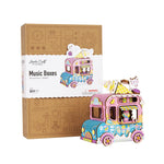 Hands Craft 3D Wooden Puzzle Music Box - Moving Flavor