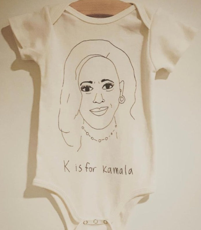 Anchors-N-Asteroids Onesie - K is for Kamala Natural
