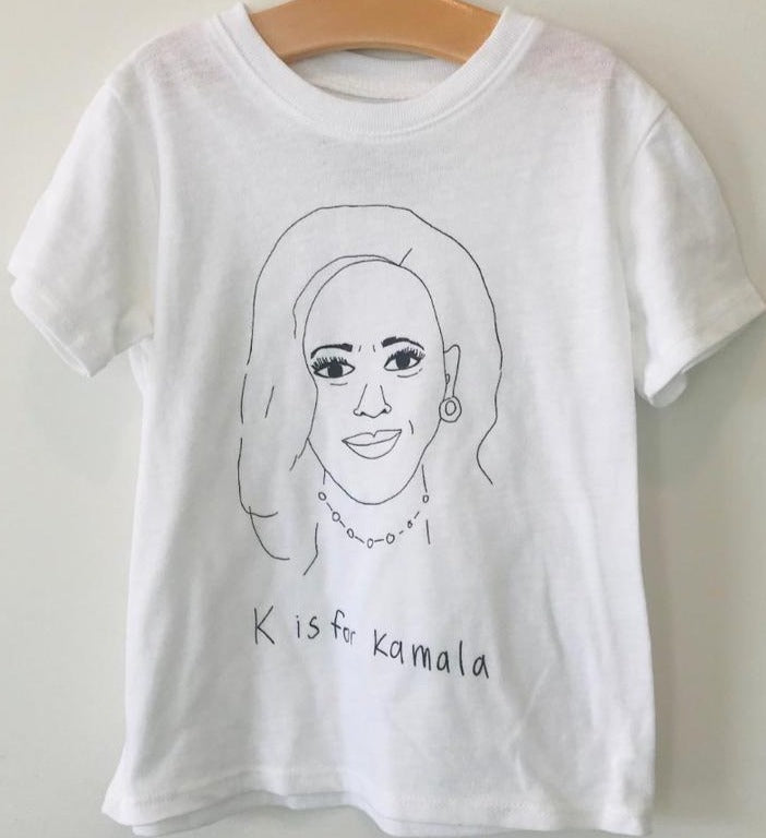 Anchors-N-Asteroids Tee - K is for Kamala White