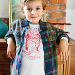 Blue Rooster by Pink Chicken Harry Graphic Tee - Montauk Surf Tiger