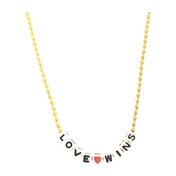 Gunner & Lux "Love Wins" Necklace
