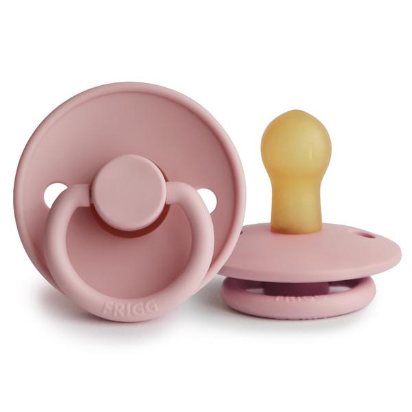 FRIGG Natural Rubber Pacifier - Baby Pink