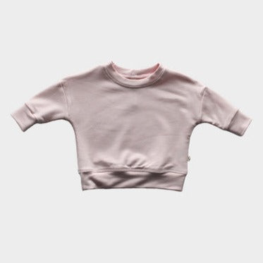 Babysprouts Drop Shoulder Sweatshirt - Blush