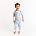 Little Sleepies Pajama Set - Blue Breakfast Buddies