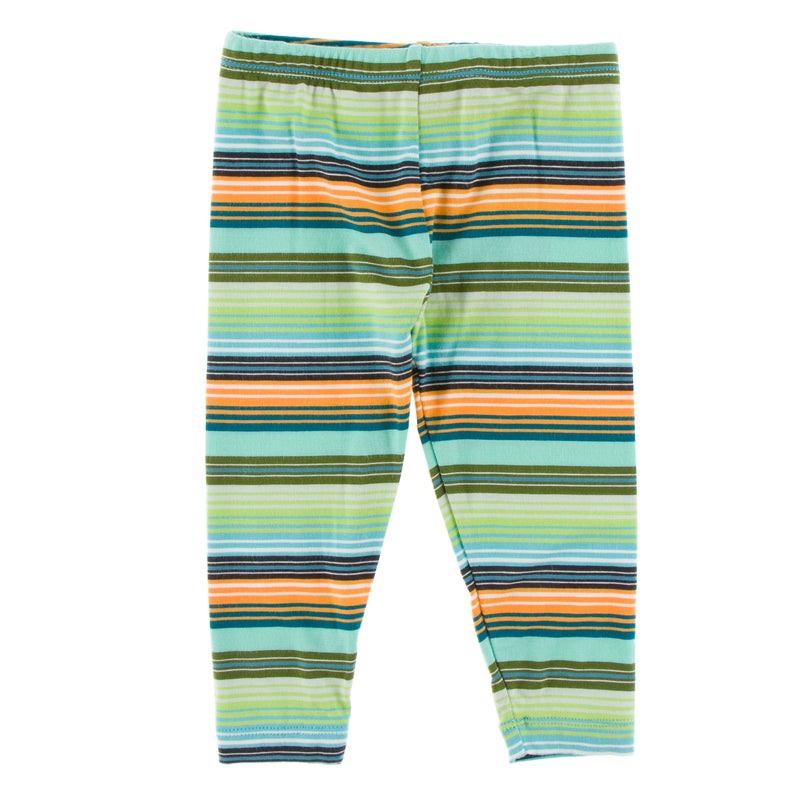 Kickee Pants Print Legging - Cancun Glass Stripe