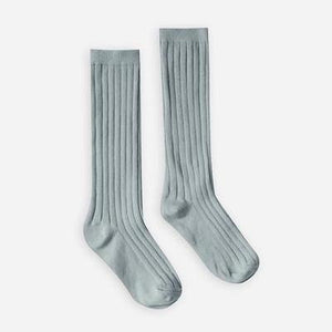 Rylee + Cru Knee Socks - Dusty Blue