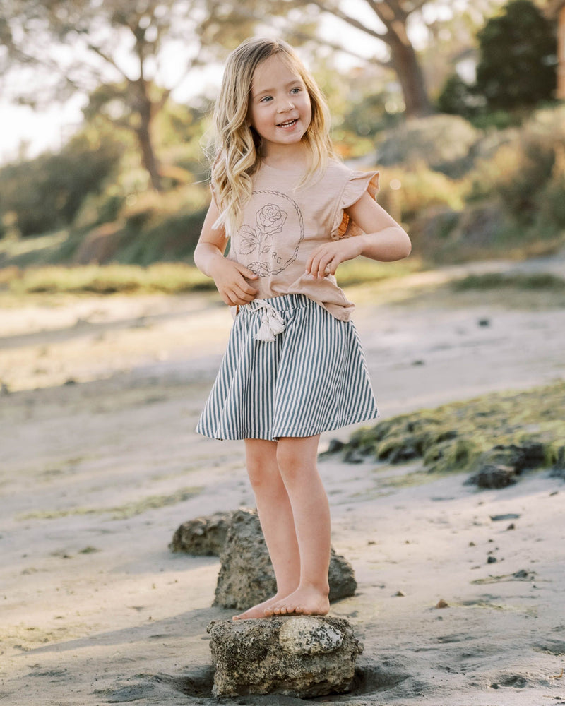 Rylee Cru Mini Skirt Sea Stripe