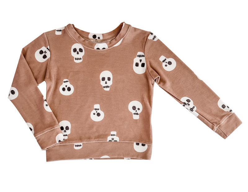 Brokedown Skull Kids Sweatshirt