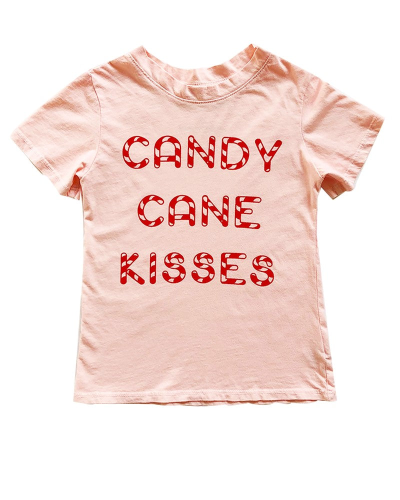 Brokedown Candy Cane Kisses Tee