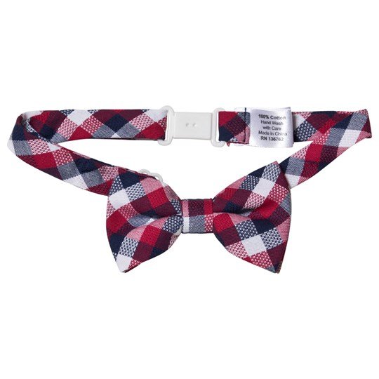 Andy & Evan Red Check Bowtie